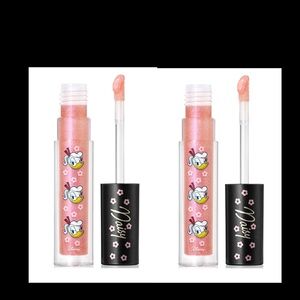 2 lot MAC LIPGLASS / M·A·C X DISNEY MINNIE & DAISY Out On The Town/pink